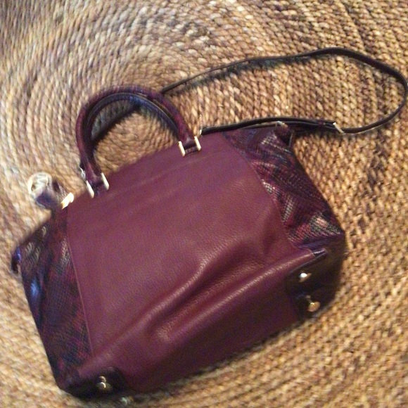 Michael Kors Plum Leather Satchel